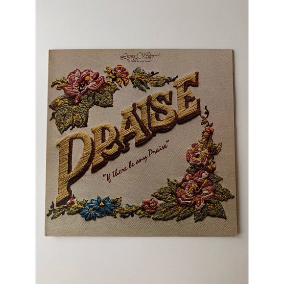 Living Water If There Be Any Praise 1979  LP Female Devotional Gospel Vinyl EX - Picture 1 of 8